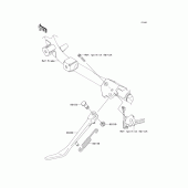 Схема вузла: Stand(s) для Kawasaki VN900 Vulcan 900 Custom