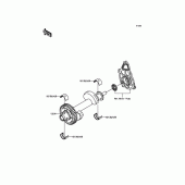 Схема вузла: Балансир для Kawasaki EX400 Ninja 400R ABS