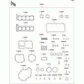 Схема вузла: Gasket kit для Kawasaki ZX1100 ZZ-R1100