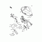 Схема вузла: Fuel Evaporative System(CA) для Kawasaki EX300 Ninja 300 ABS