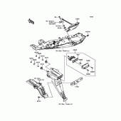 Схема вузла: Taillight(s) для Kawasaki ZX636 Ninja ZX-6R ABS KRT Edition