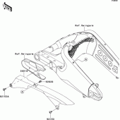 Схема вузла: Chain cover для Kawasaki ZX636 Ninja ZX-6R ABS