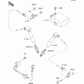 Схема вузла: Система запалювання для Kawasaki VN800 Vulcan 800