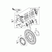 Схема узла: Передний тормоз для Kawasaki ZR800 Z800 ABS