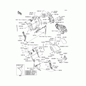 Схема вузла: Cowling(1/2)(center)(caf-ccf) для Kawasaki ZG1400 Concours 14 ABS