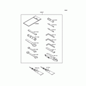 Схема вузла: Інструмент для Kawasaki KLE400
