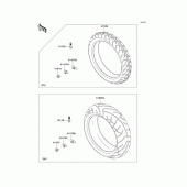 Схема вузла: Шини для Kawasaki EX650 Ninja 650