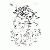 Схема вузла: Electrical equipment(1/2) для Kawasaki ZG1200 Voyager XII