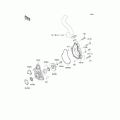 Схема узла: Водяной насос для Kawasaki EX650 Ninja 650