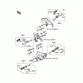 Схема узла: Поворотники для Kawasaki KLZ1000 Versys 1000