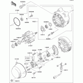 Схема вузла: Генератор для Kawasaki ZR1100 ZRX1100-II
