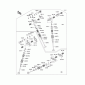 Схема вузла: Клапан для Kawasaki VN1500 Vulcan 1500 Classic FI