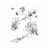 Схема вузла: Масляний насос для Kawasaki KLX450 KLX450R