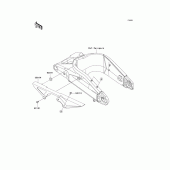 Схема узла: Chain cover для Kawasaki ZX600 Ninja ZX-6R