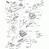 Схема узла: Air cleaner(1/2) для Kawasaki ZX1000 Ninja ZX-10R
