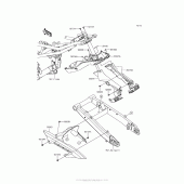 Схема вузла: Rear Fender(S) для Kawasaki ZR900 Z900