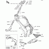 Схема узла: Рама для Kawasaki ZX1000 Z1000SX ABS