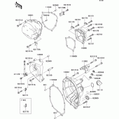 Схема вузла: Engine cover(s) для Kawasaki ZX636 Ninja ZX-6R