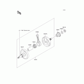 Схема узла: Коленчатый вал для Kawasaki KX250/ KX252 KX250F