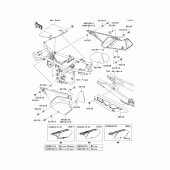Схема узла: Side covers/chain cover(1/3)(s9f-sbf) для Kawasaki KLX250 KLX250