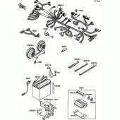 Схема узла: Electrical equipment для Kawasaki VN1500 VN-15 SE