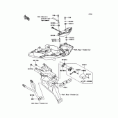 Схема узла: Taillight(s) для Kawasaki KLE650 Versys 650