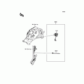 Схема вузла: Аксесуари (DC Socket) для Kawasaki KLE300 Versys-X 300 ABS