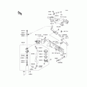 Схема узла: Задний тормозной цилиндр для Kawasaki ZX1400 Ninja ZX-14R