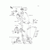 Схема вузла: Паливний бак для Kawasaki KLE650 Versys 650