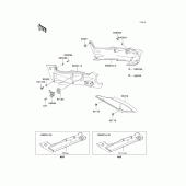 Схема вузла: Side covers/chain cover(1/2) для Kawasaki ZX600 ZZ-R600