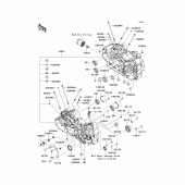 Схема узла: Картер двигателя для Kawasaki VN1700 Vulcan 1700 Classic LT