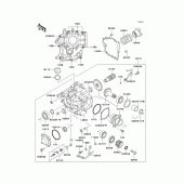 Схема узла: Переднее коническое зубчатое колесо для Kawasaki ZG1200 Voyager XII