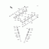 Схема узла: Клапан(ы) для Kawasaki ZG1000 1000GTR