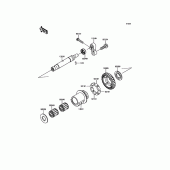 Схема вузла: Balancer для Kawasaki ZR900 Z900 ABS