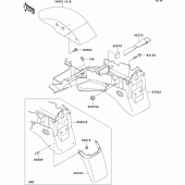 Схема вузла: Крило для Kawasaki ER500 ER-5