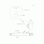 Схема вузла: Інформаційні наклейки для Kawasaki EJ650 W650