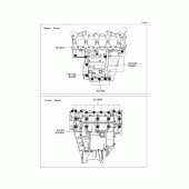 Схема узла: Болты картера двигателя для Kawasaki ZX600 Ninja ZX-6R
