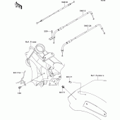Схема узла: Тросики для Kawasaki VN1700 VN1700 Voyager ABS