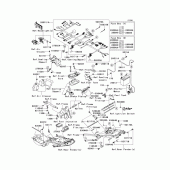 Схема узла: Chassis electrical equipment(1/2) для Kawasaki ZX1400 ZZR1400 ABS