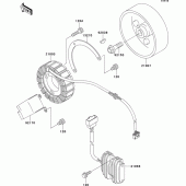Схема вузла: Генератор для Kawasaki VN800 Vulcan 800 Drifter