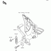 Схема вузла: Лапка гальма для Kawasaki ZR750 ZR-7