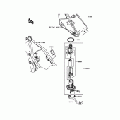 Схема вузла: Паливний насос для Kawasaki KLX250 D-Tracker X