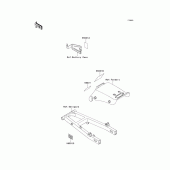 Схема вузла: Інформаційні наклейки для Kawasaki EL250 Eliminator 250