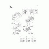 Схема вузла: Meter(s) для Kawasaki EX250 GPX250R
