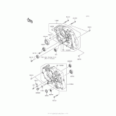 Схема вузла: Картер двигуна для Kawasaki KLX140 KLX140L