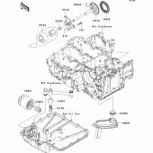 Схема вузла: Масляний насос для Kawasaki ZX1400 ZZR1400 ABS