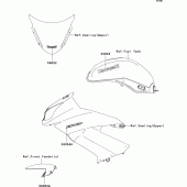 Схема вузла: Decals(blue)(mdblack)(d9f) для Kawasaki EX650 Ninja 650 ABS