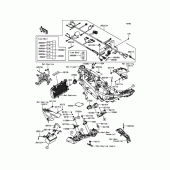 Схема вузла: Електроустаткування для Kawasaki BX250 NINJA 250SL ABS