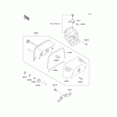 Схема узла: Taillight(s) для Kawasaki EN500 Vulcan 500