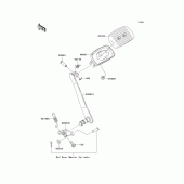 Схема узла: Brake pedal/torque link для Kawasaki VN1600 Vulcan 1600 Classic